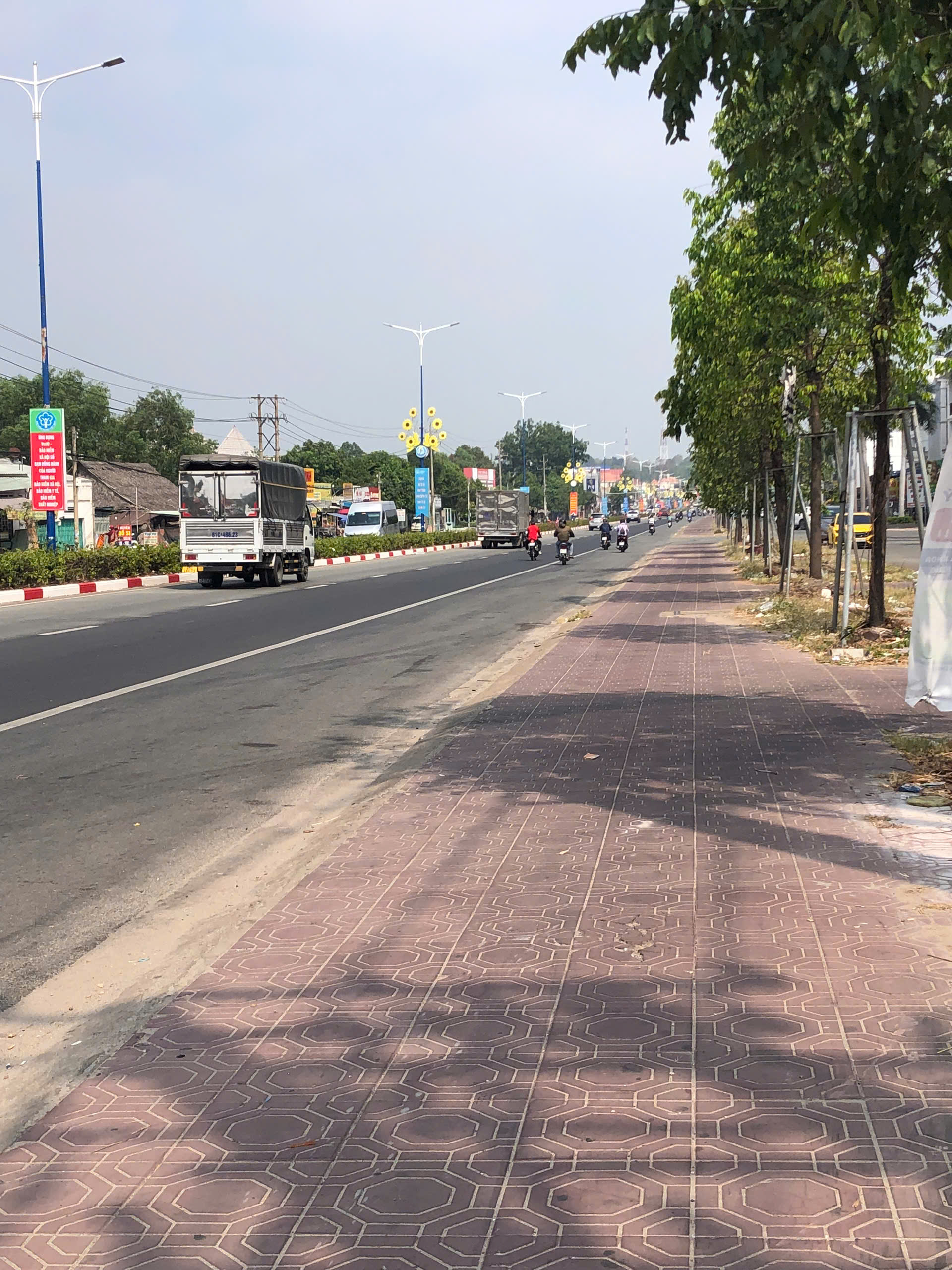 BÁN ĐẤT 631M2 MẶT TIỀN DT744 THANH TUYỀN, DẦU TIẾNG, BÌNH DƯƠNG GIÁ 4,5 TỶ