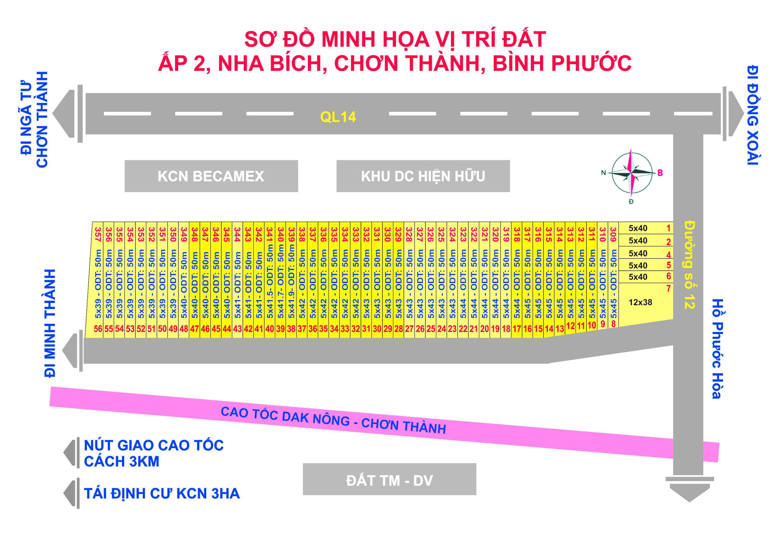 Chỉ 449 Triệu Sở Hữu Nền Đất Hơn 300m2/50m3 TC – Cạnh KCN Becamex!